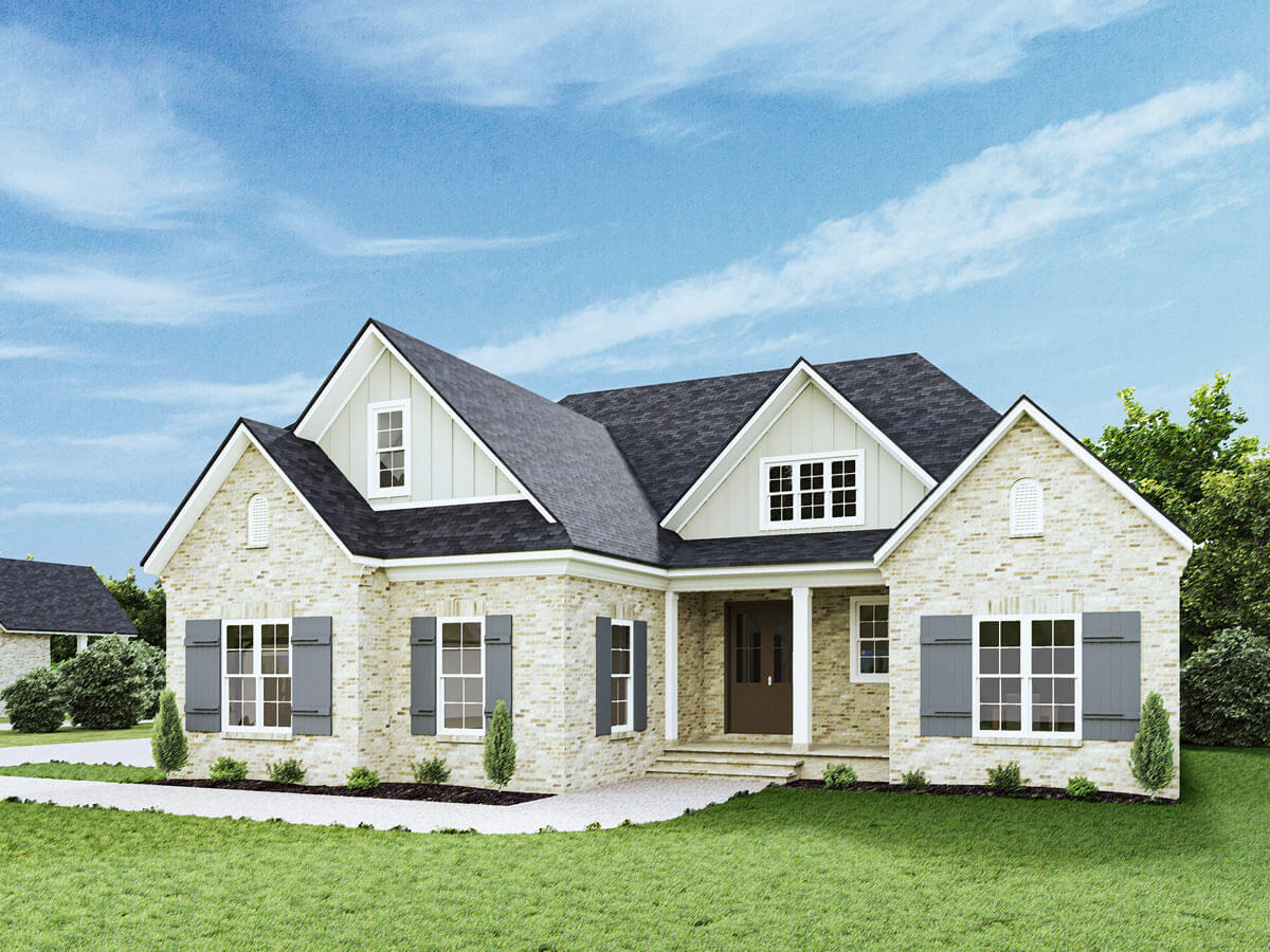 Blantons Trace home plan front elevation