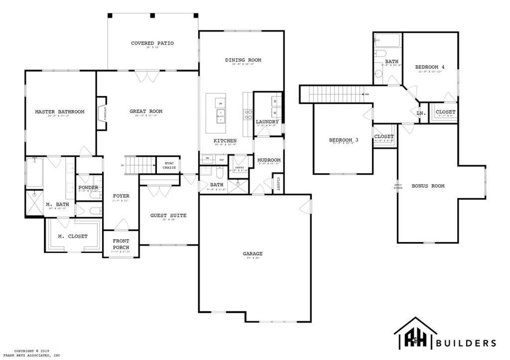 Tyrell Place Floor Plan R&H Builders Mt Juliet