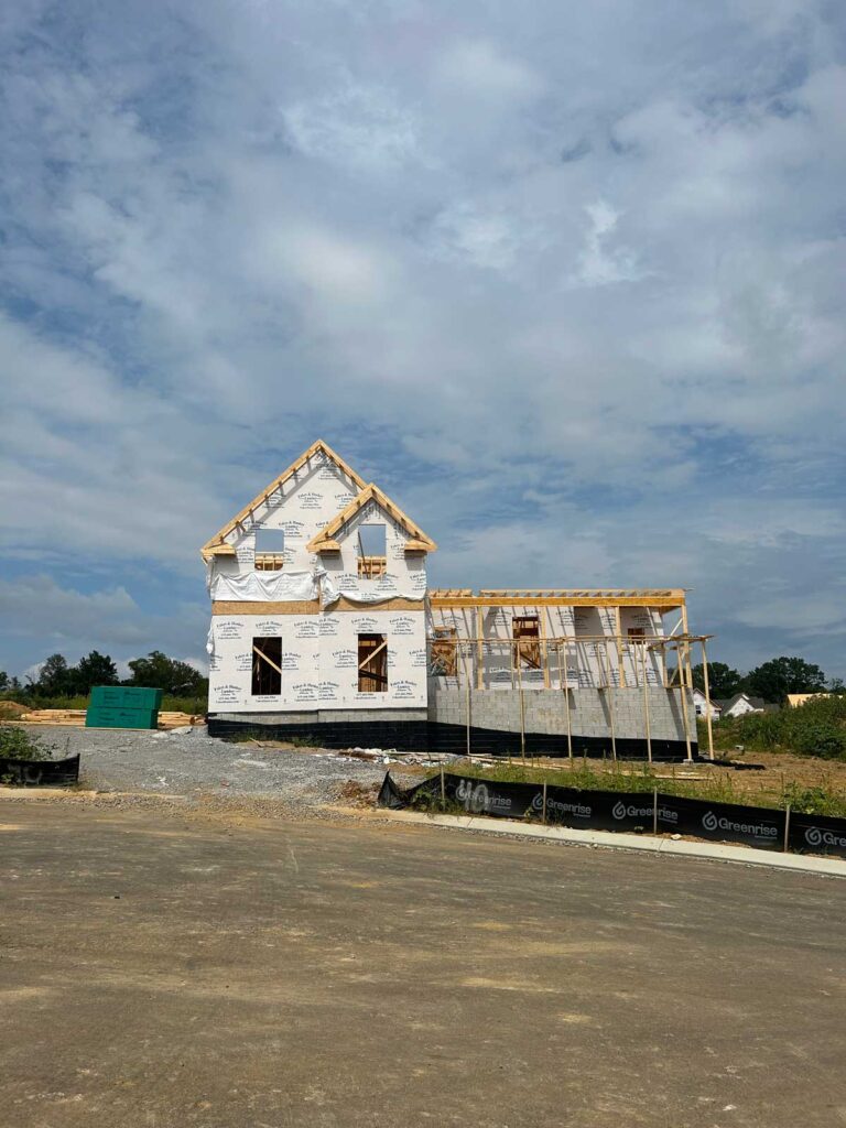 new home under construction wilson county