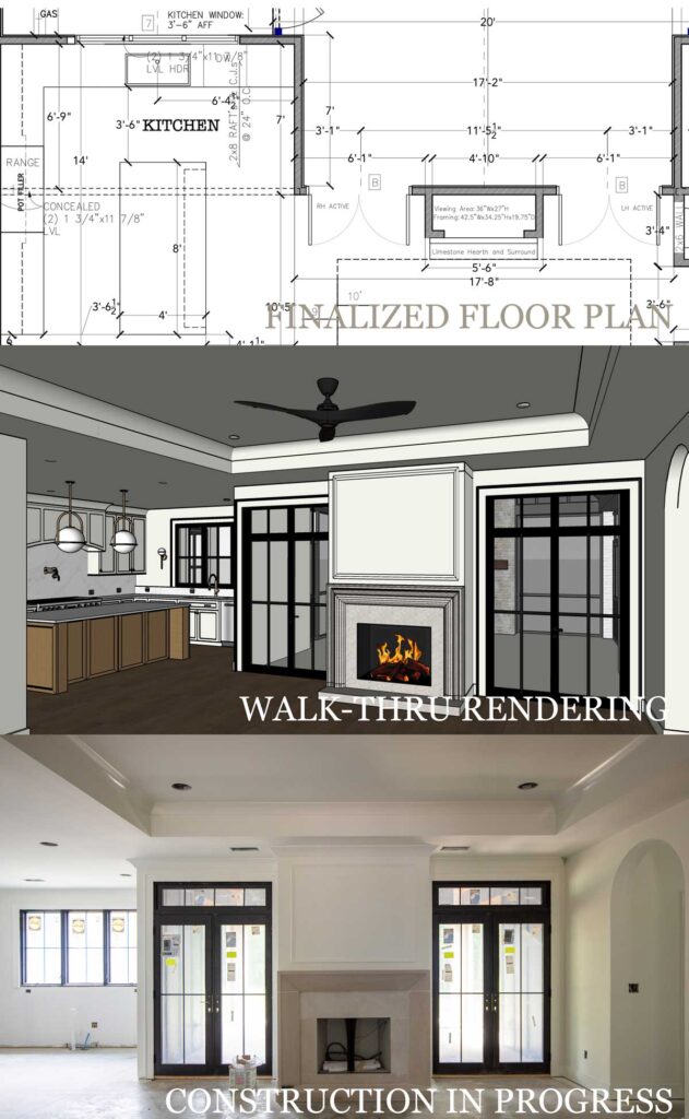 floor plan progress