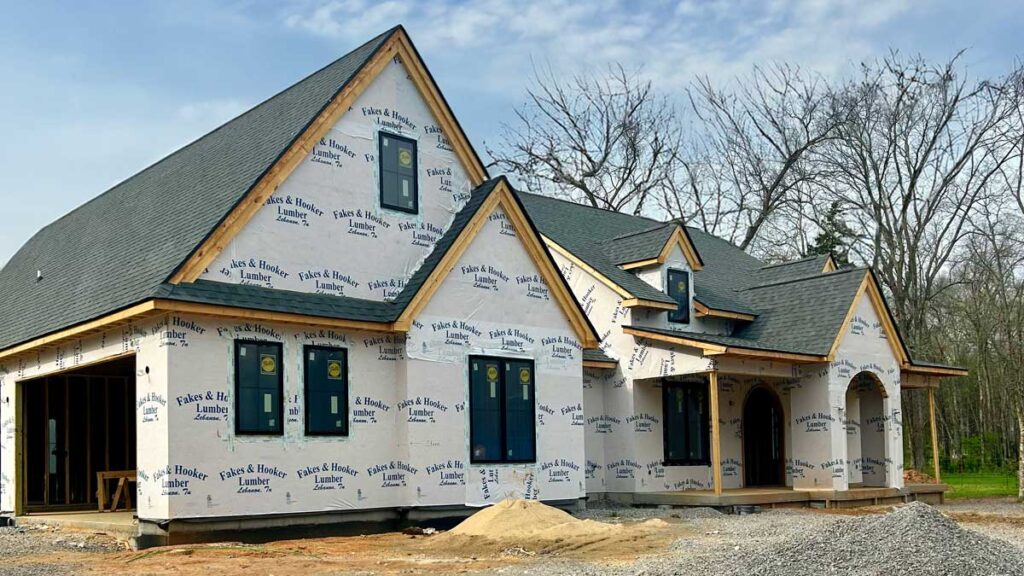 RH Builders Custom Home Under Construction