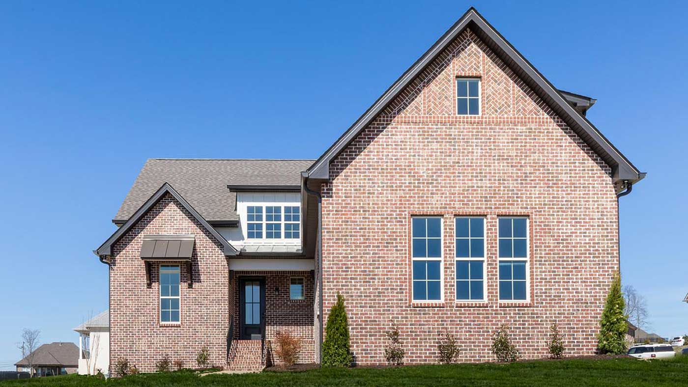 Highland Point Front Elevation by R&H Builders Mt Juliet TN, new home in Wilson County